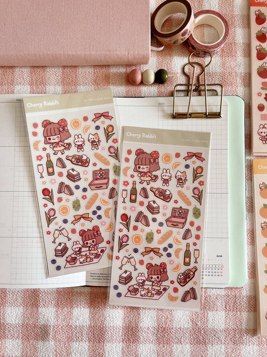 Lovely Picnic Sticker Sheet