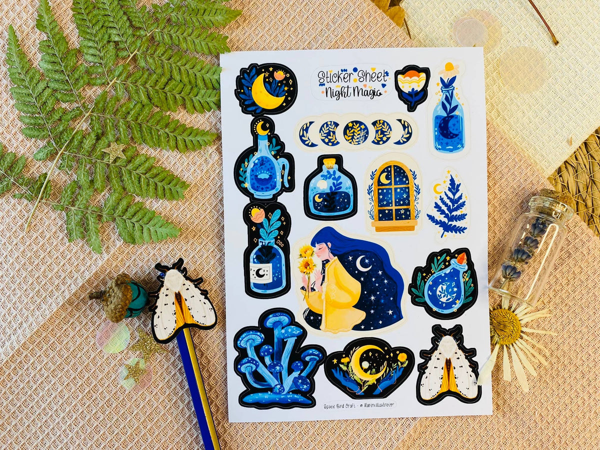 Night Magic - Sticker Sheet