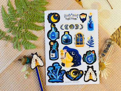 Night Magic - Sticker Sheet