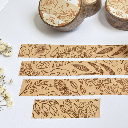 Light Flower Pattern - Washi Tape