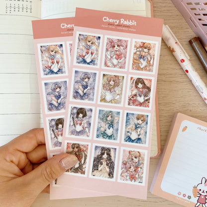 Sailormoon Stamps Sticker Sheet