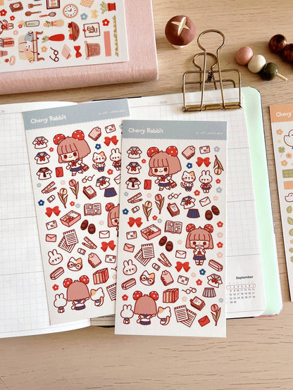 School Days Sticker Sheet