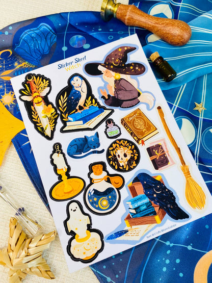 Witch - Sticker Sheet