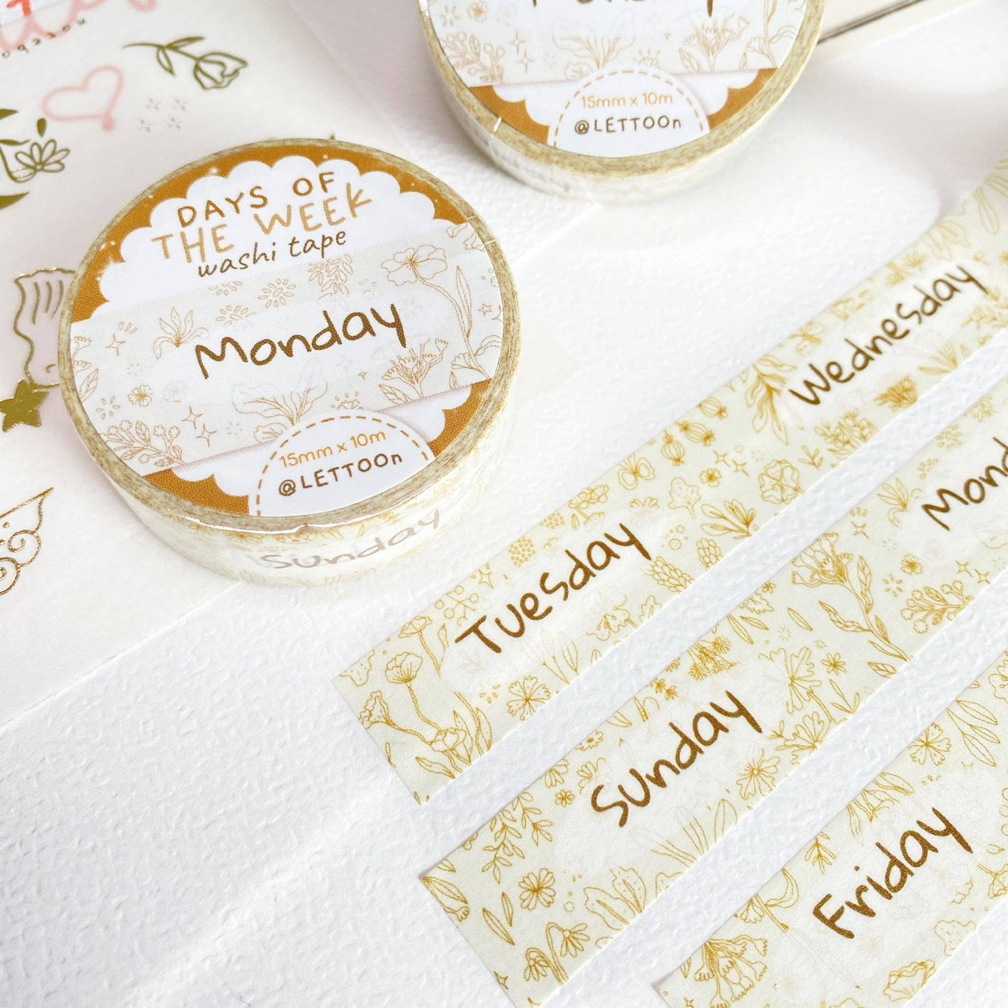 Days Of The Week - Washi Tape