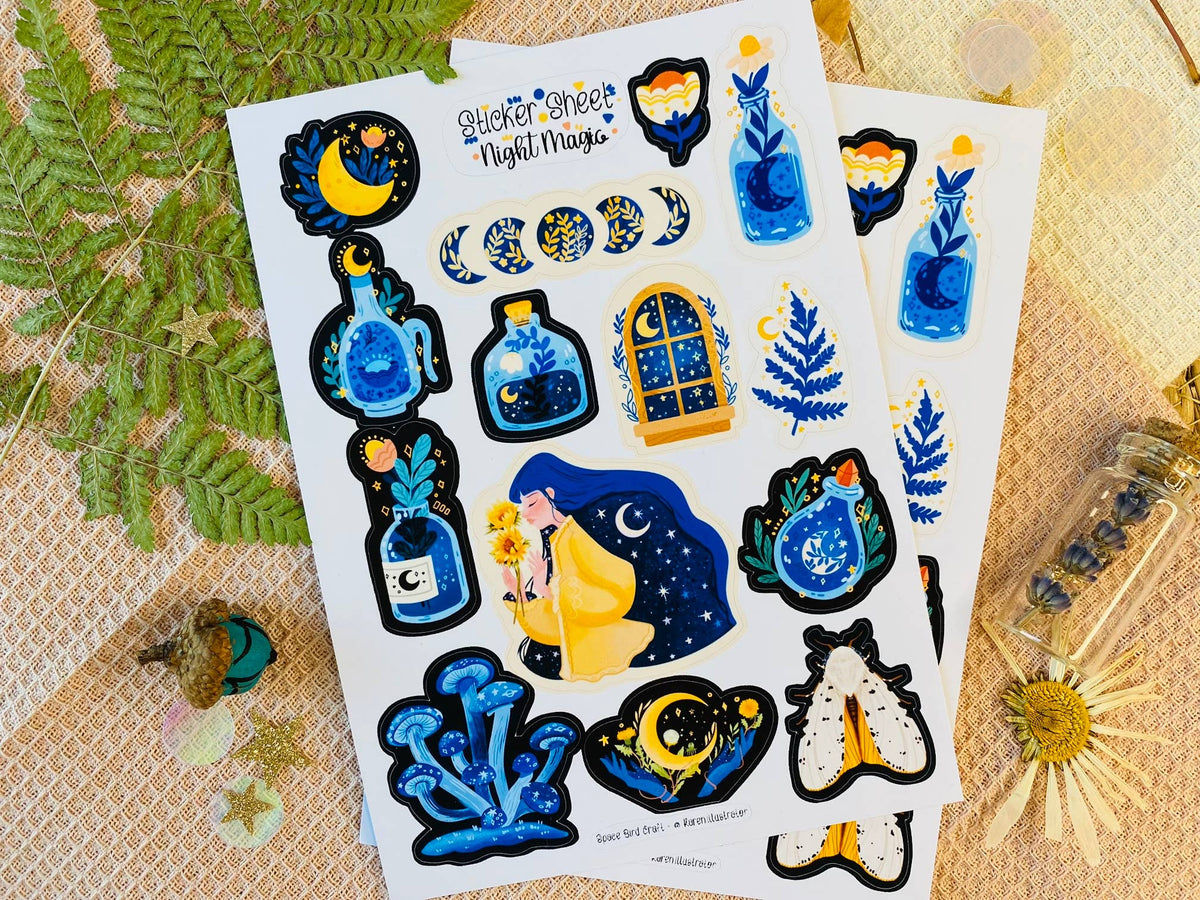 Night Magic - Sticker Sheet