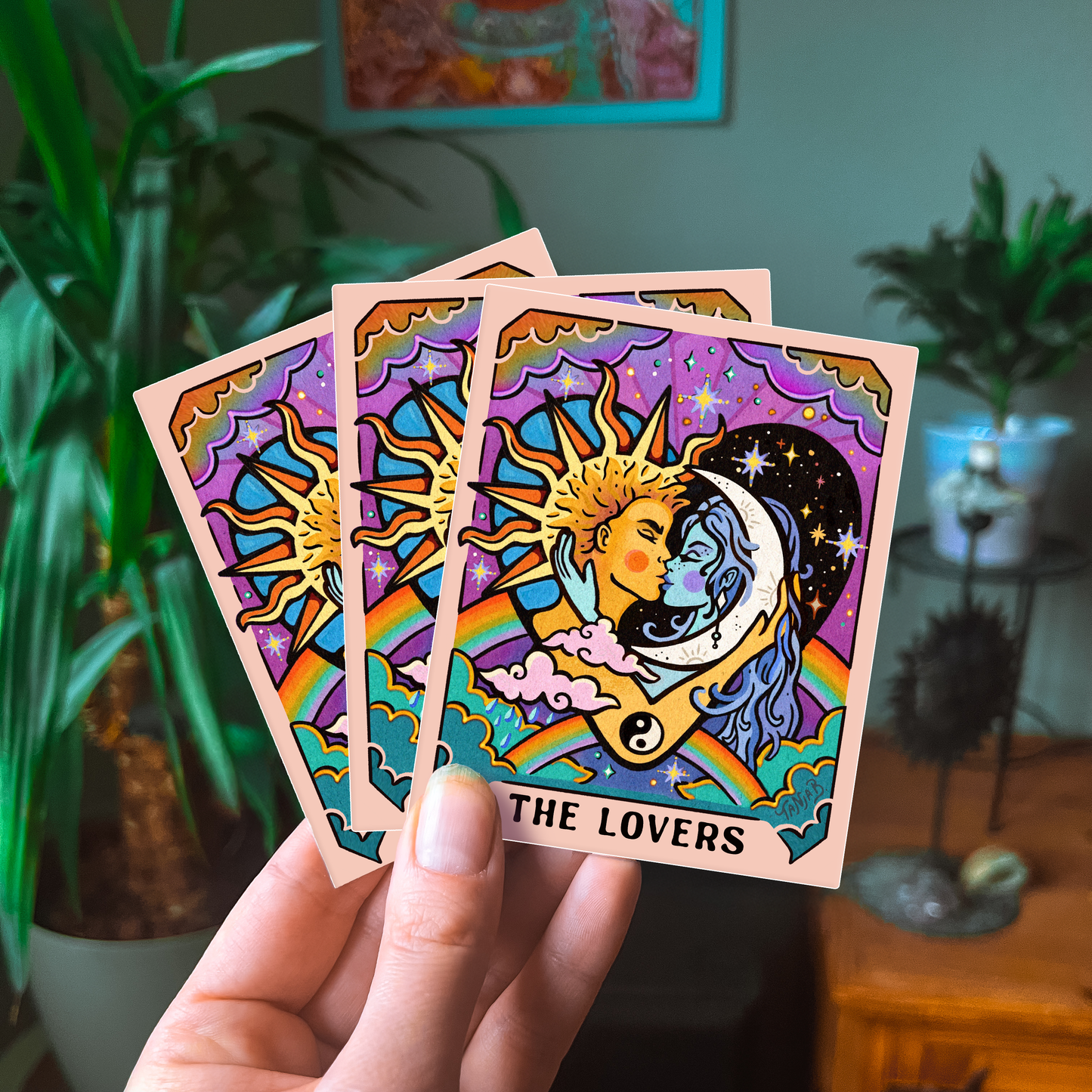 The Lovers - Large Waterproof Sticker