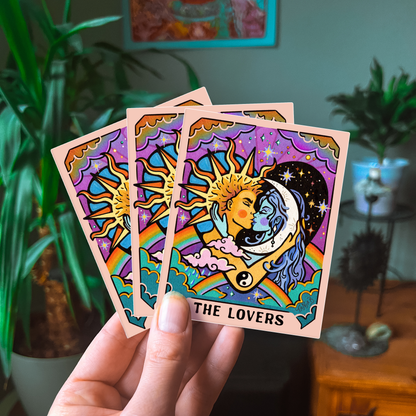 The Lovers - Large Waterproof Sticker
