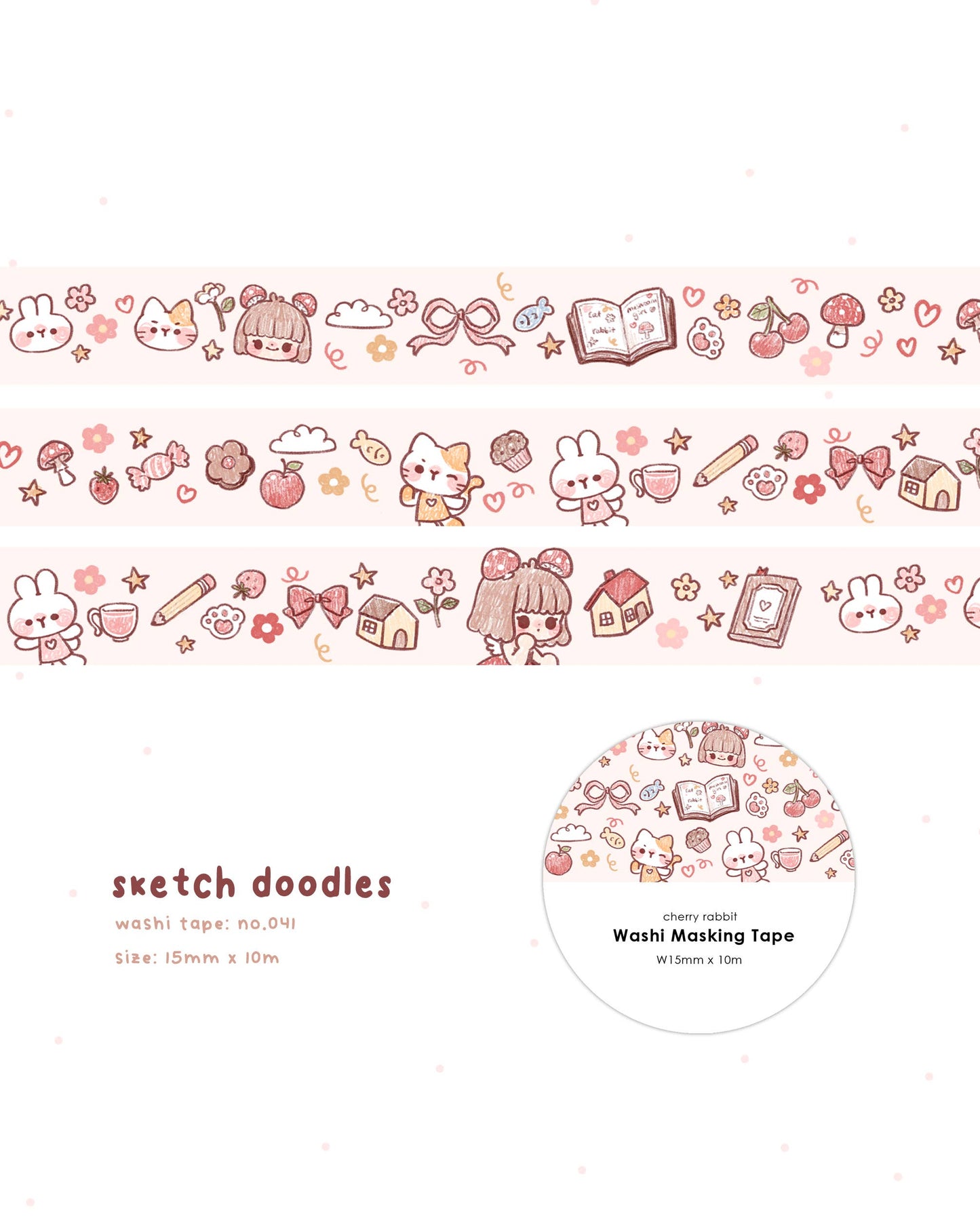 Sketch Doodles Washi Tape