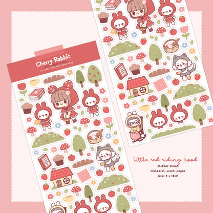 Little Red Riding Hood Sticker Sheet