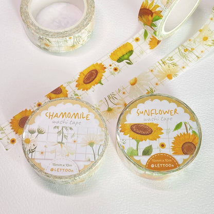 Chamomile & Sunflower - Washi Tapes