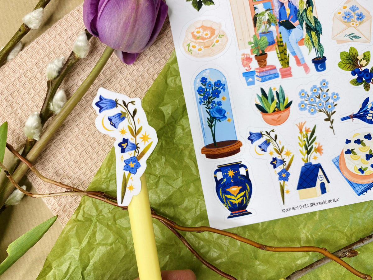 Blue Spring - Sticker Sheet