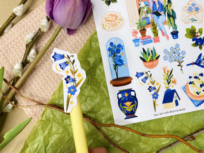 Blue Spring - Sticker Sheet