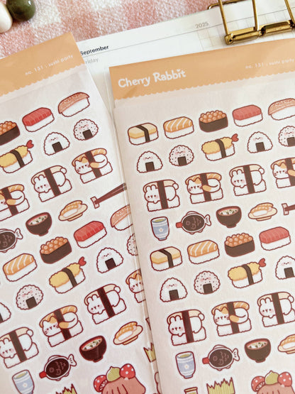 Sushi Party Sticker Sheet