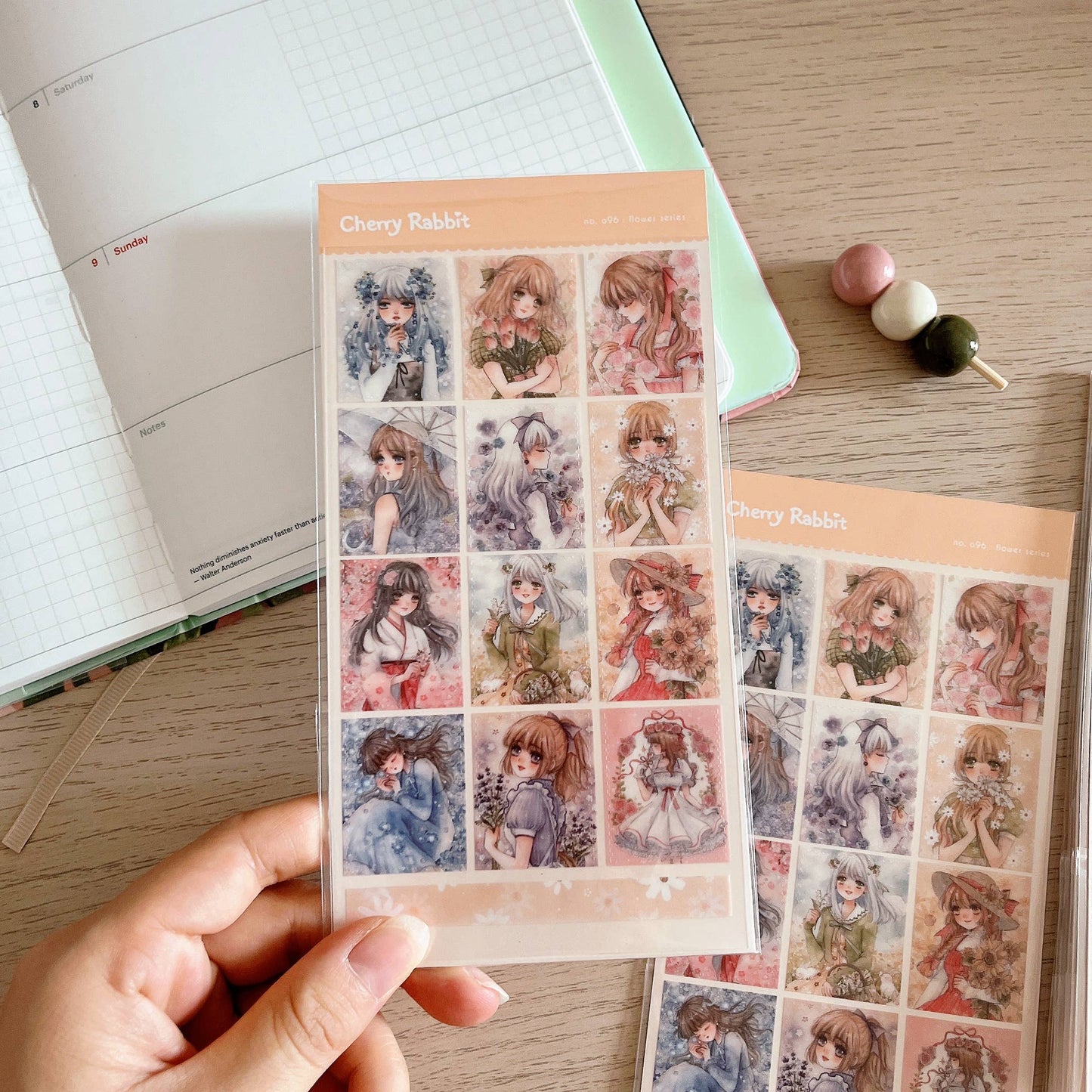 Flower Series Sticker Sheet