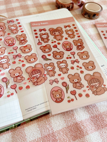 Teddy Bear Sticker Sheet
