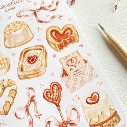 Chocolate Lover - Sticker Sheet