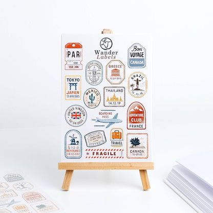 Wander Labels - Sticker Sheet
