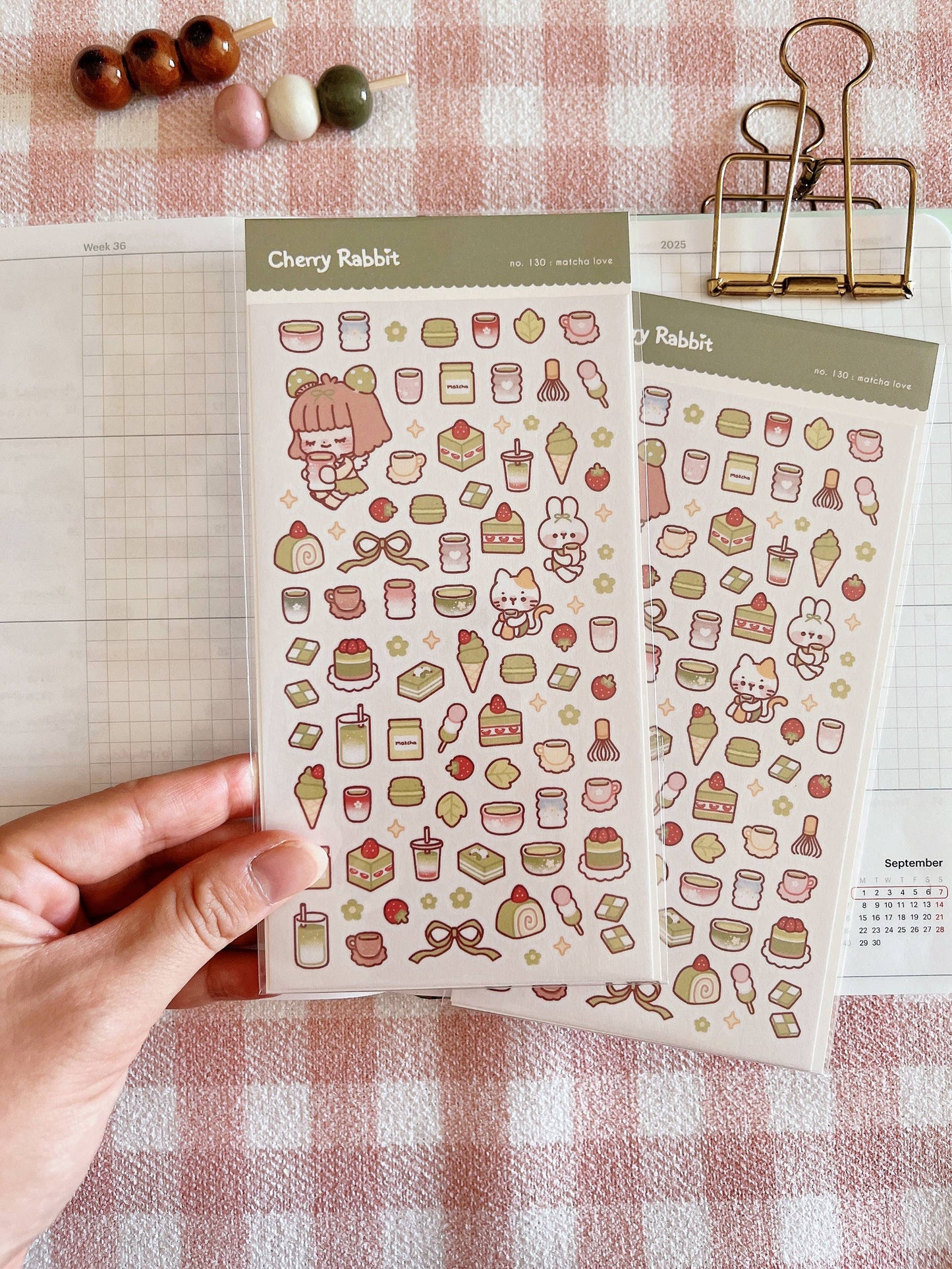 Matcha Love Sticker Sheet
