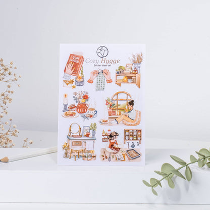 Cozy Hygge - Sticker Sheet Set of 5