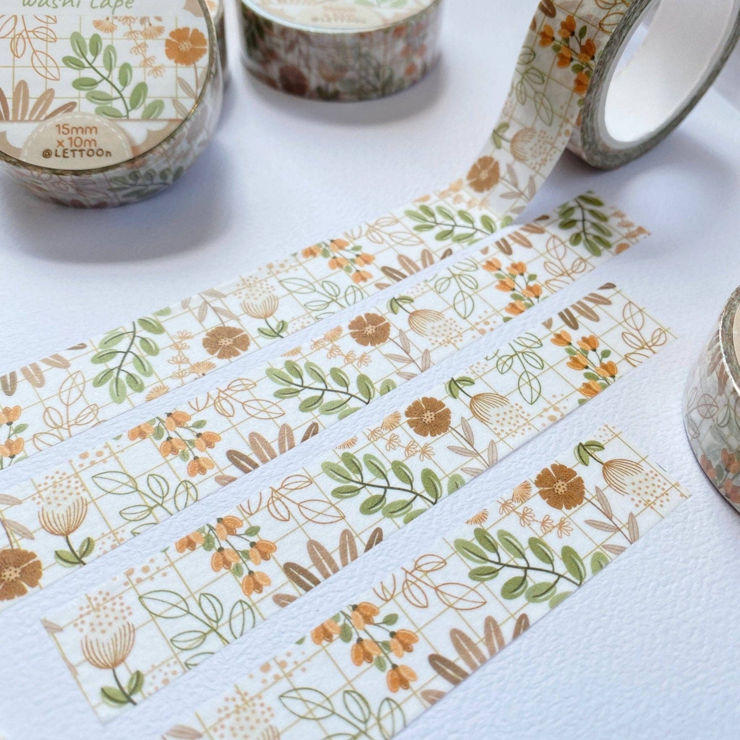 Flower Grid - Washi Tape