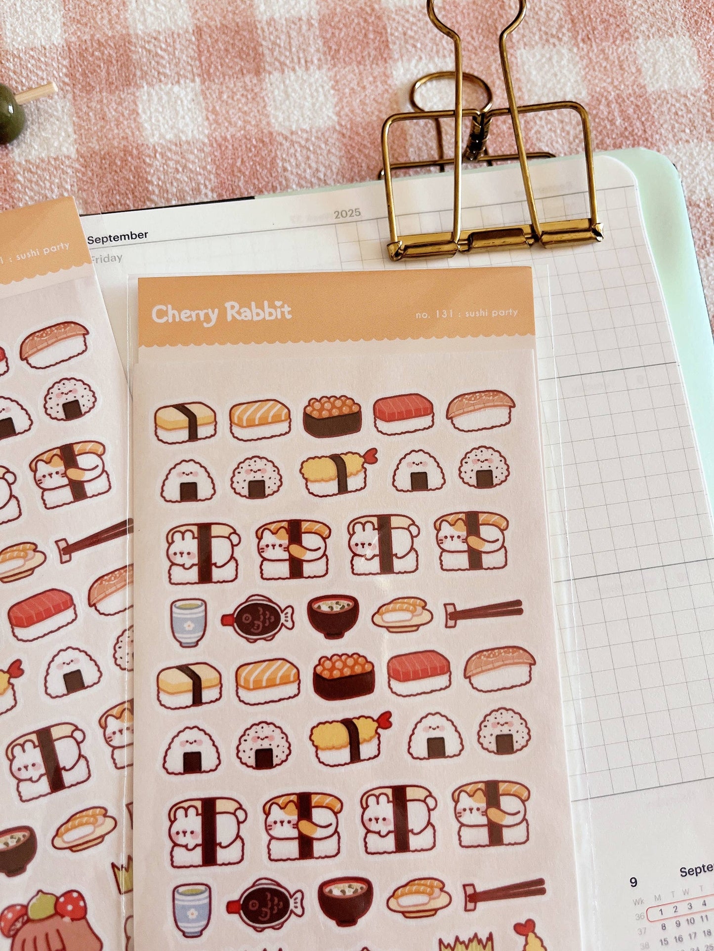 Sushi Party Sticker Sheet