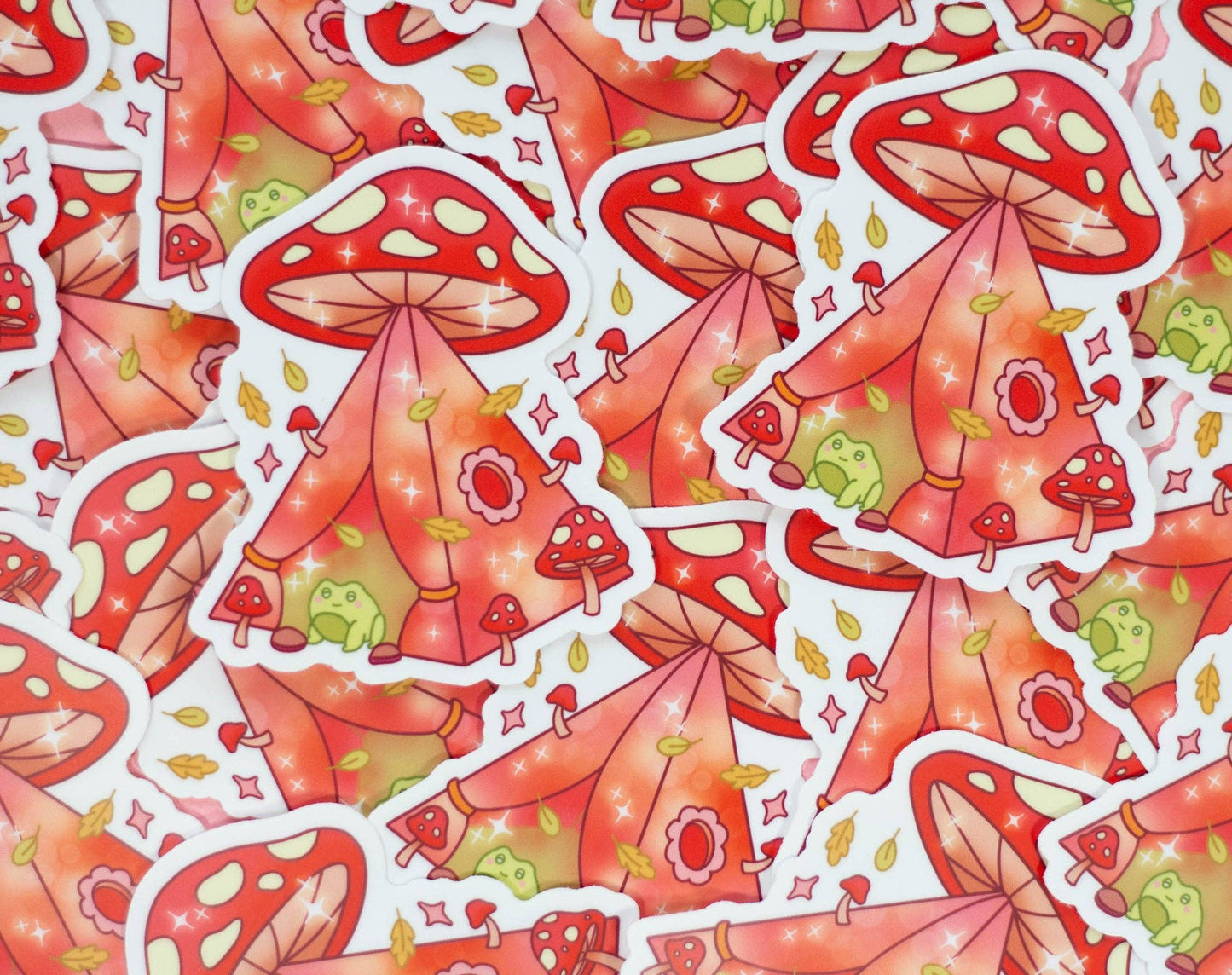 Mushroom Tent Sticker