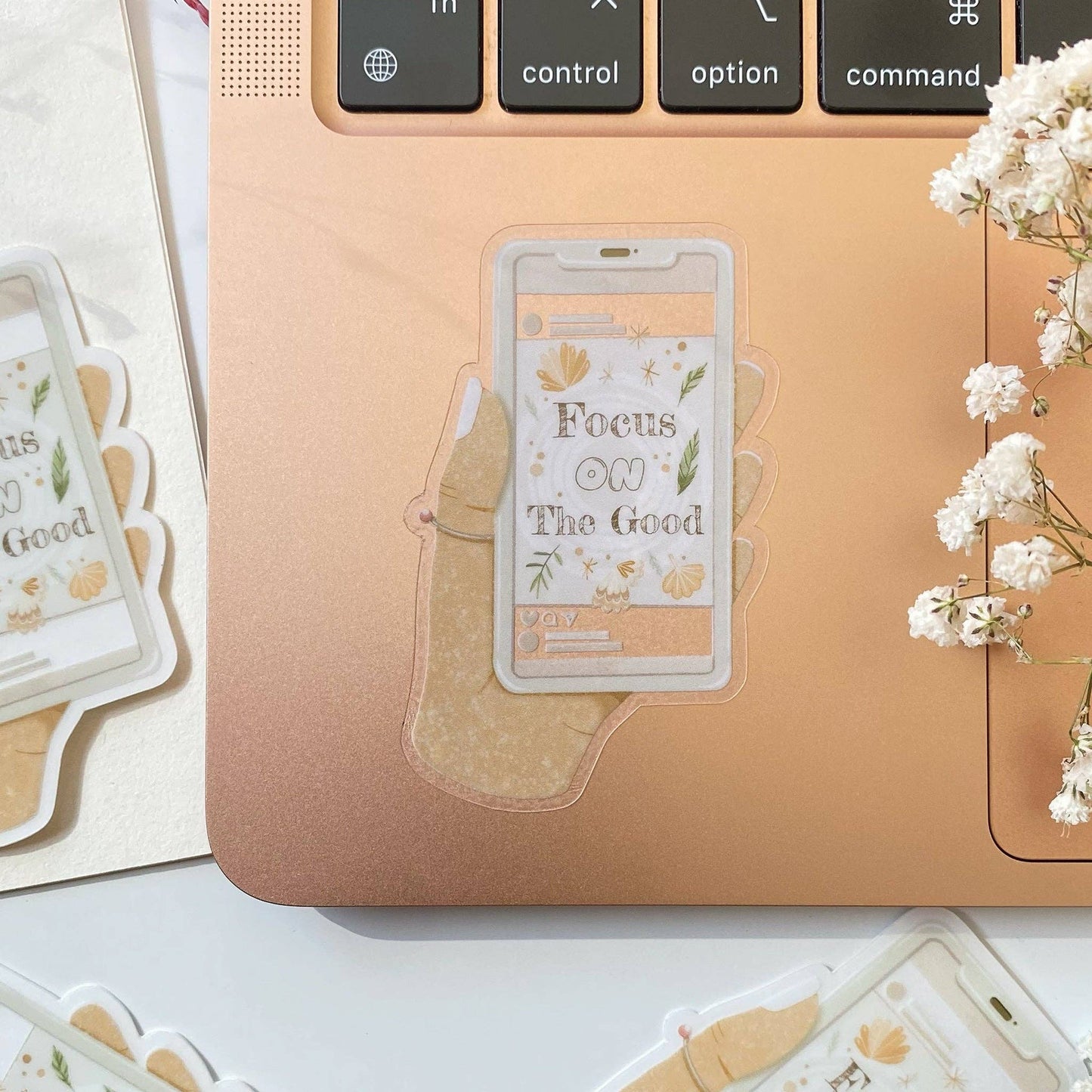Focus On The Good - Clear Vinyl Sticker