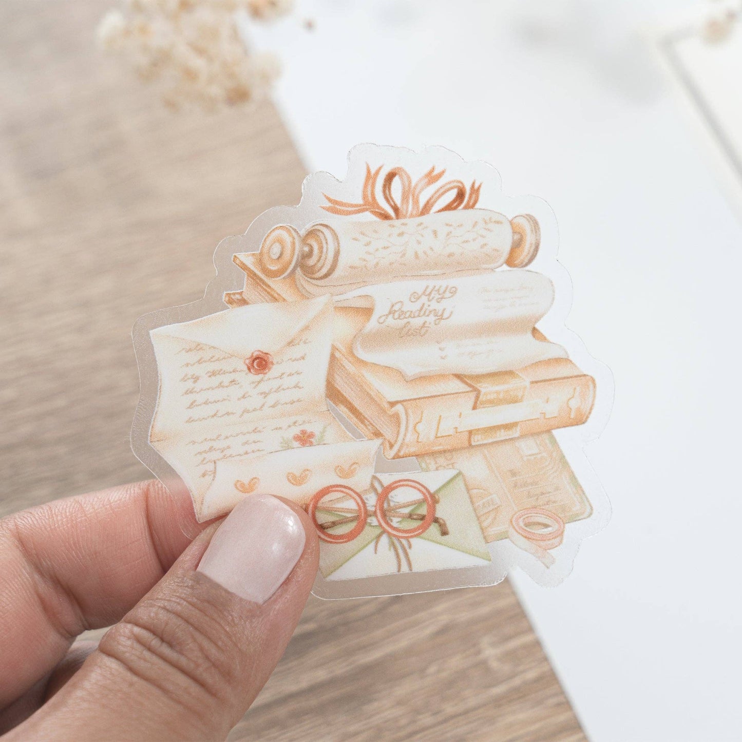 Love Writing - Clear Vinyl Sticker