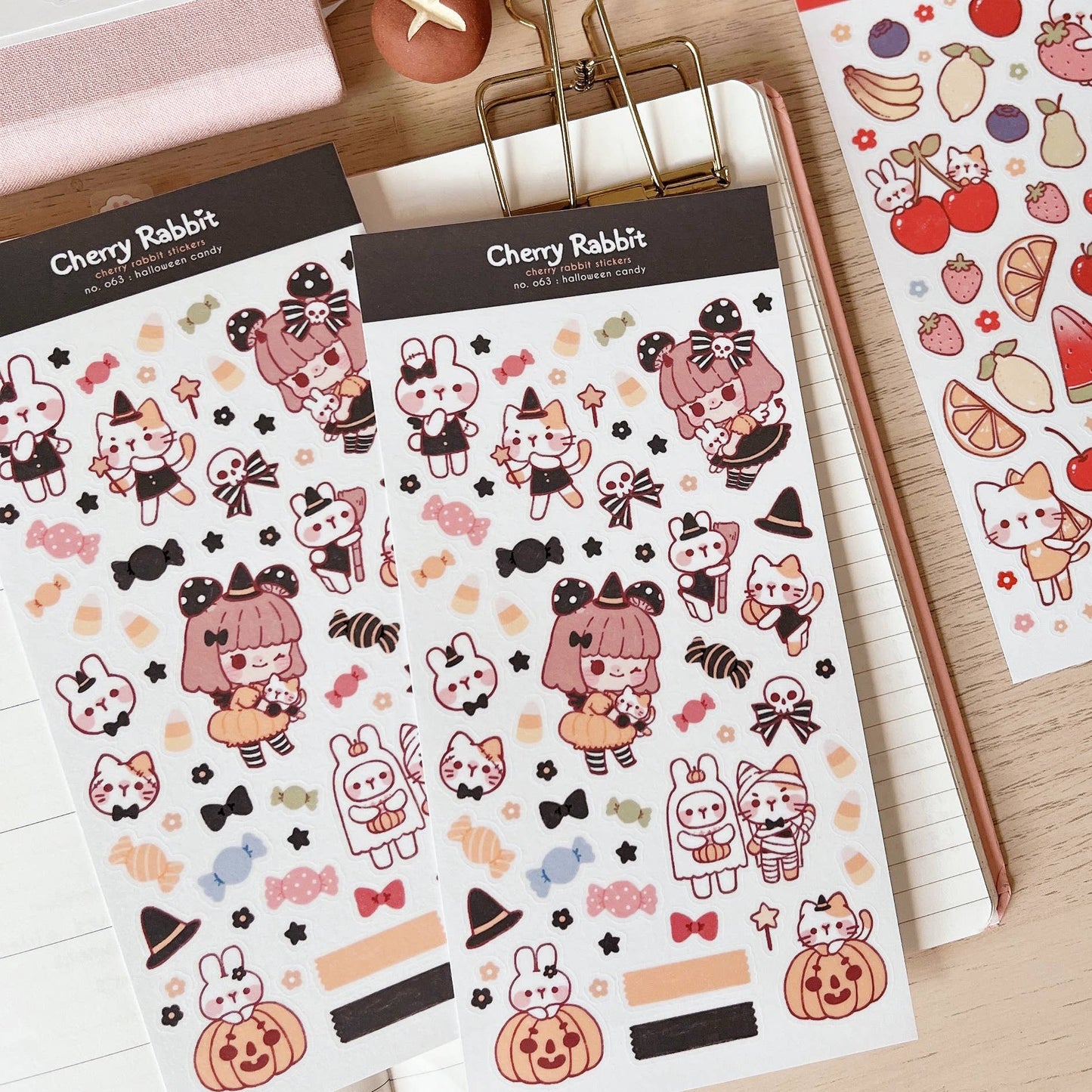 Halloween Candy Sticker Sheet