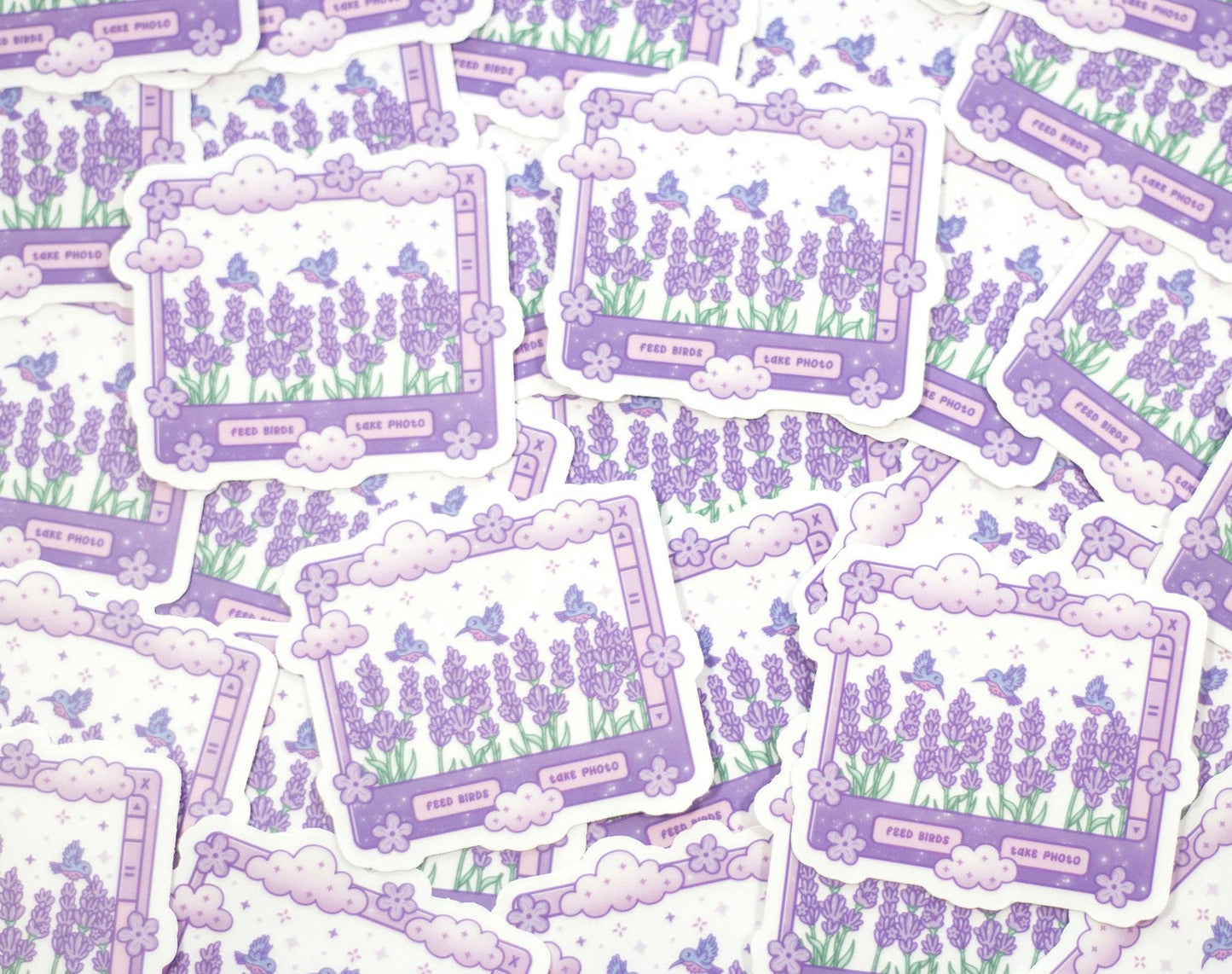 Lavender Dreams Clear Sticker