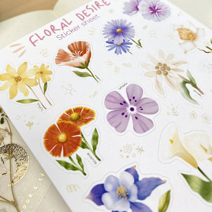 Floral Desire - Sticker Sheet