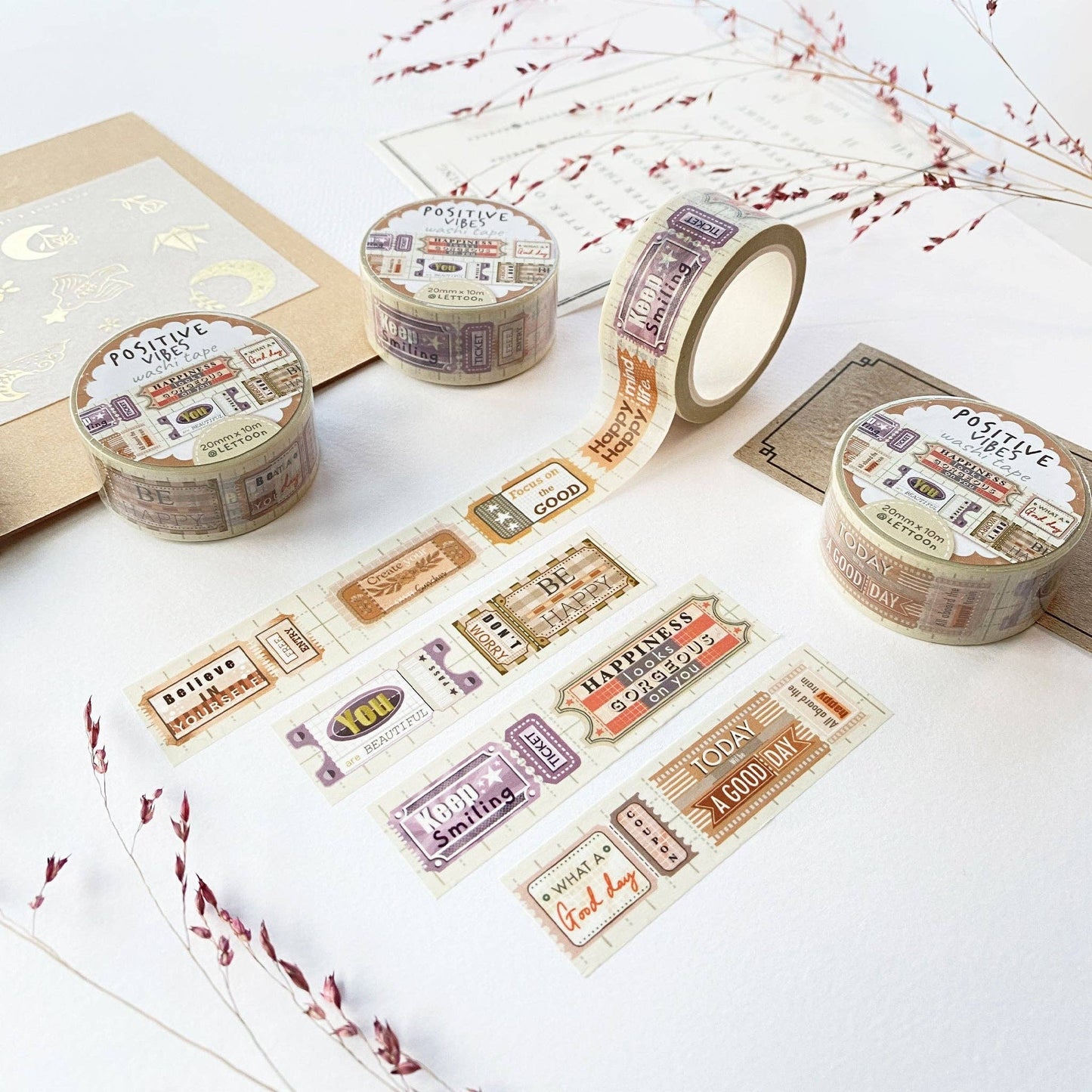 Positive Vibes - Washi Tape