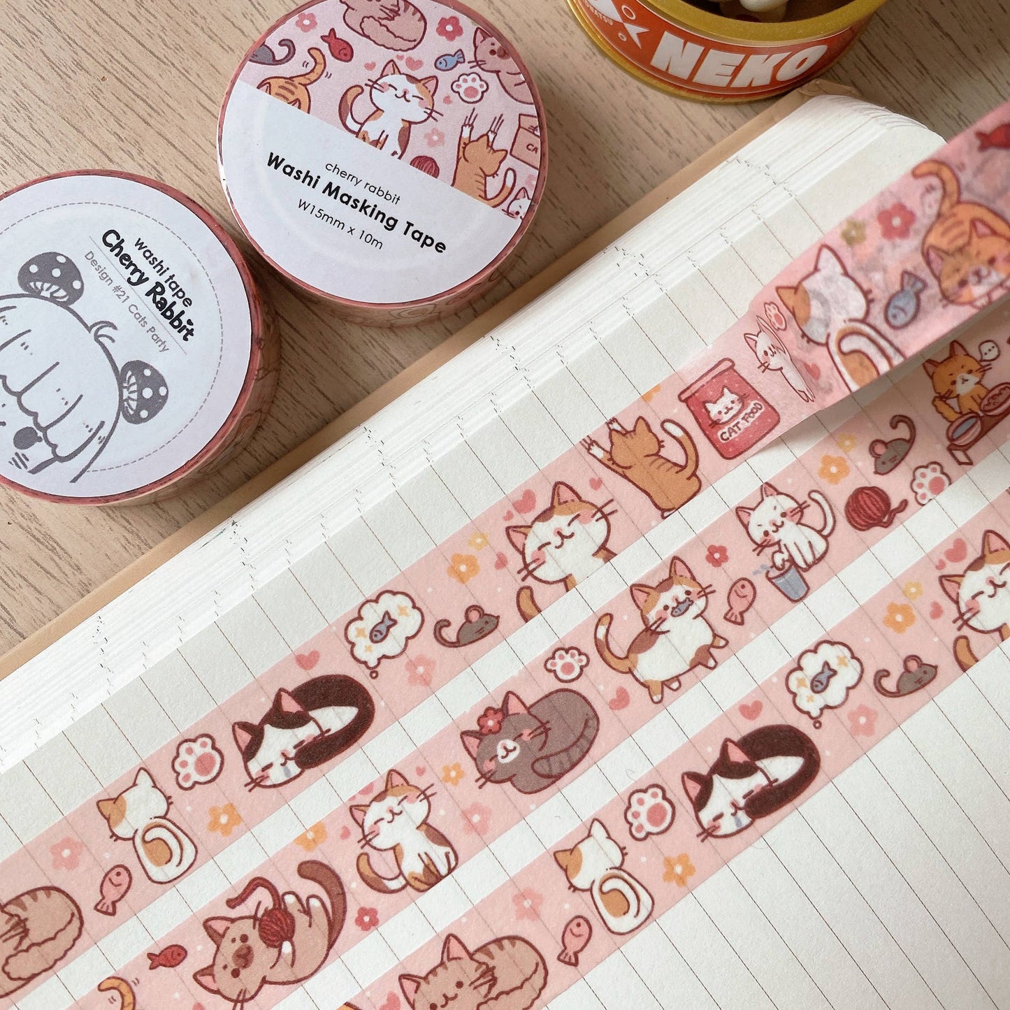 Cats Party Washi Tape