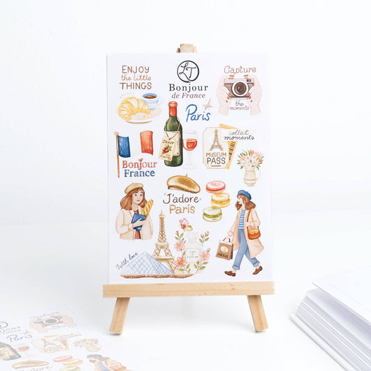 Bonjour de France - Sticker Sheet