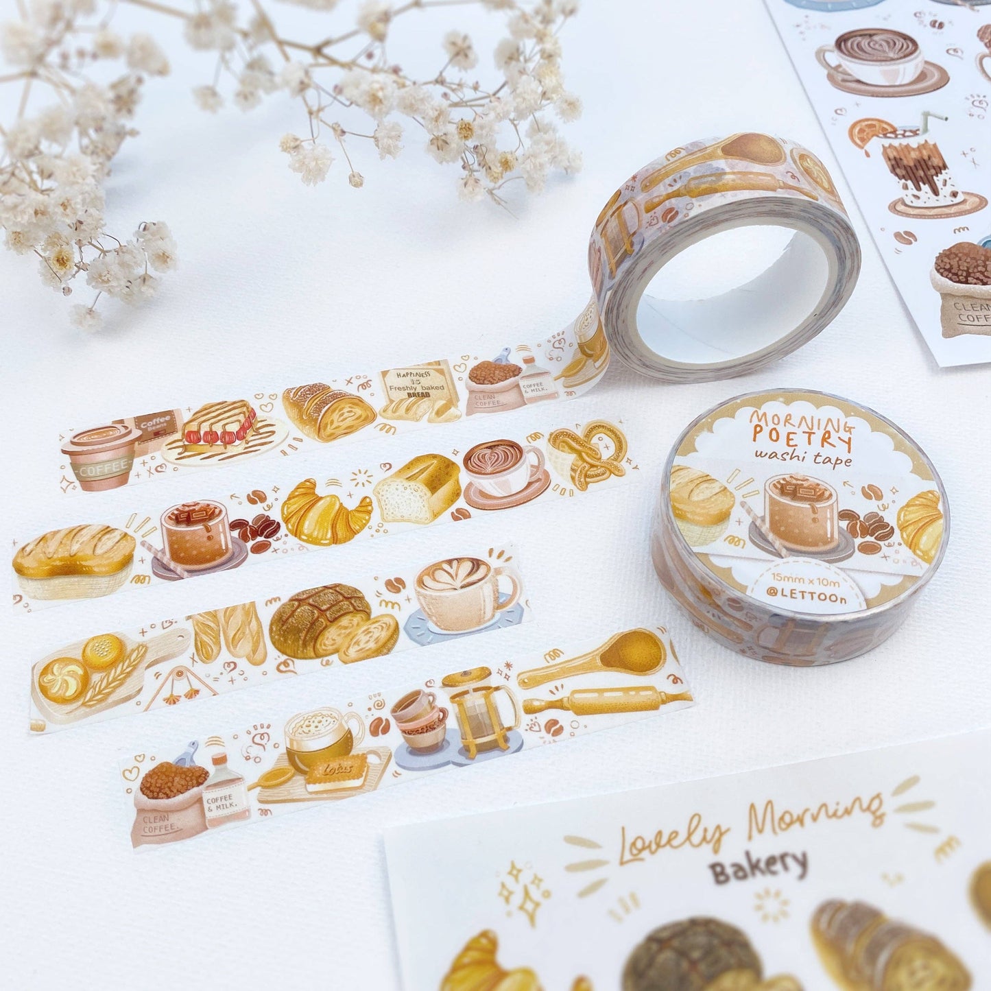 Morning Poetry - Washi Tape