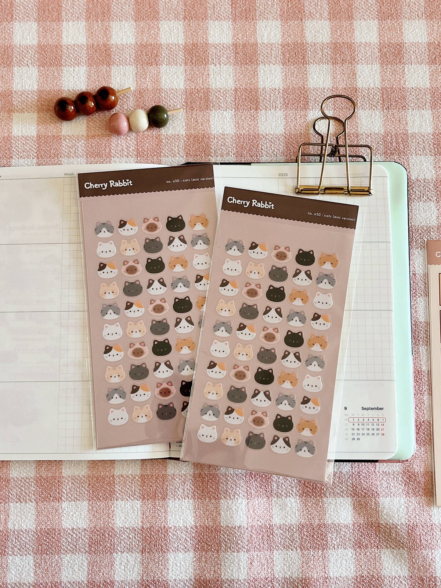 Cat Heads (ver. 2) Sticker Sheet