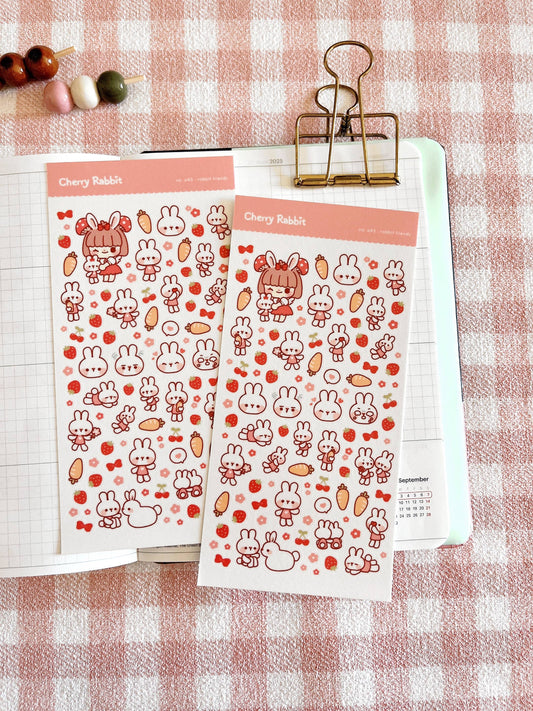 Rabbit Friends (ver. 2) Sticker Sheet