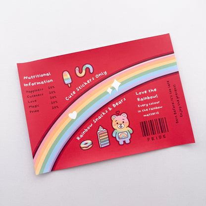 Love the Rainbow A5 Scrapbooking Paper