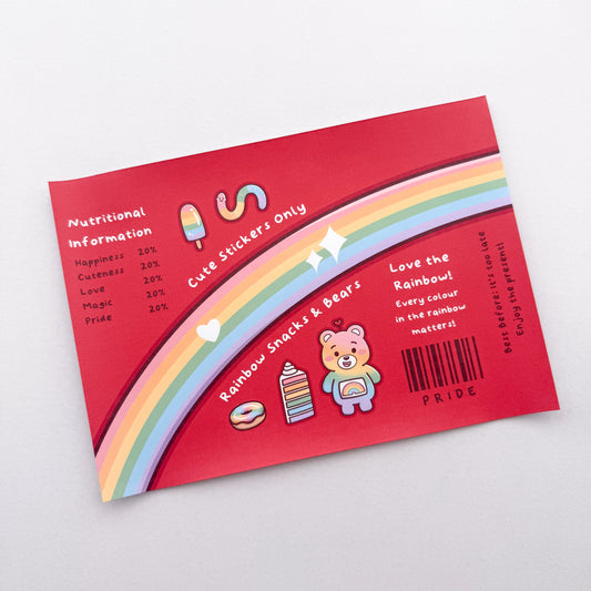 Love the Rainbow A5 Scrapbooking Paper