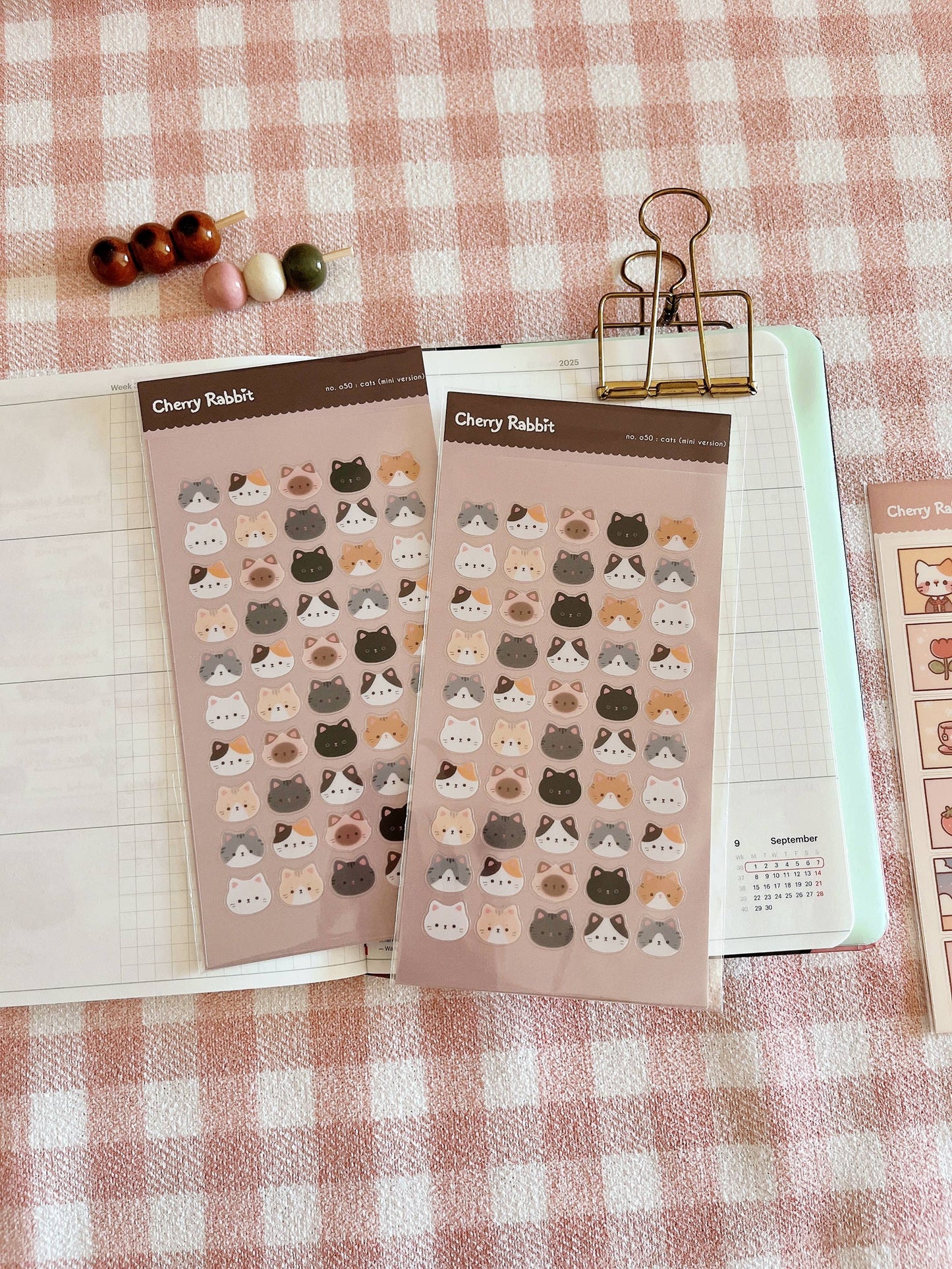 Cat Heads (ver. 2) Sticker Sheet