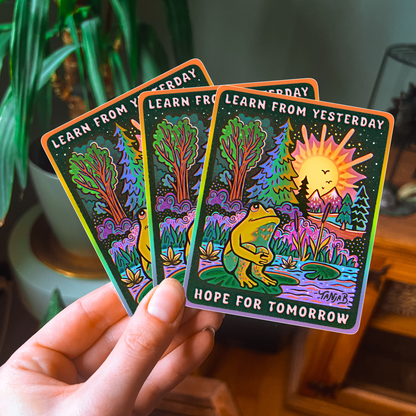 Hope for Tomorrow - Large Waterproof Sticker