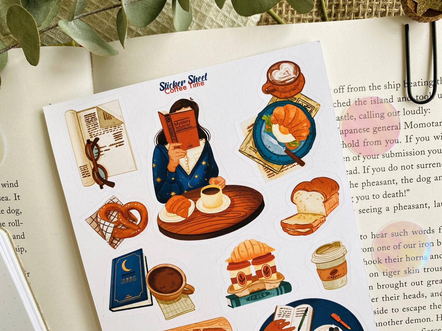 Coffee Time - Sticker Sheet