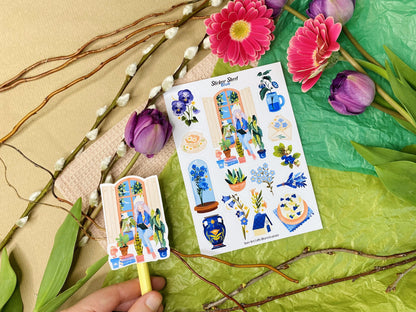 Blue Spring - Sticker Sheet