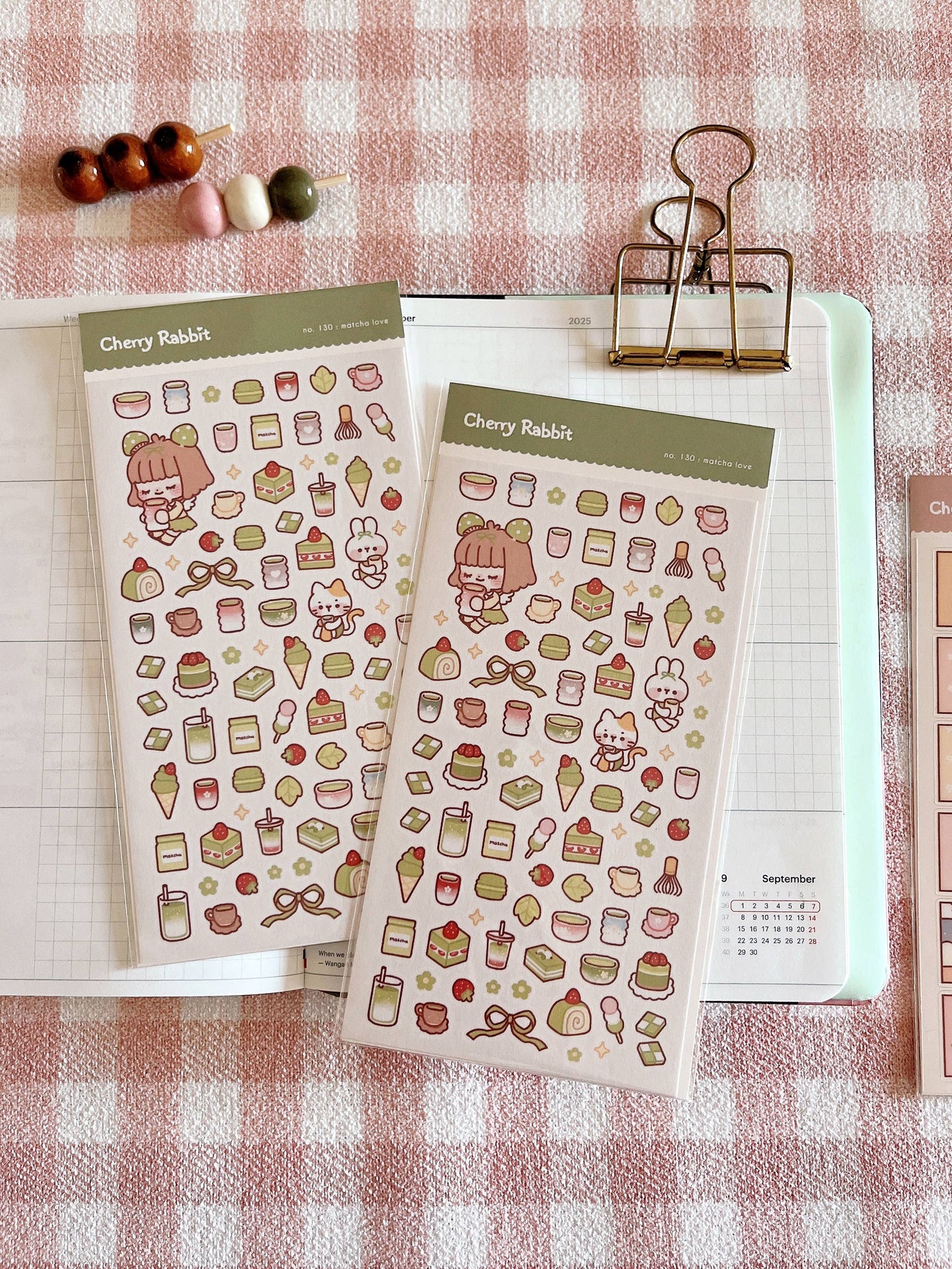Matcha Love Sticker Sheet