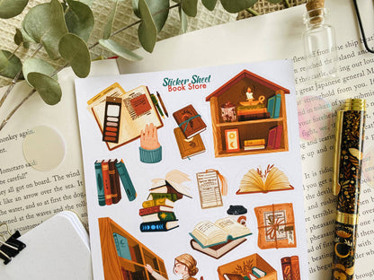 Book Store - Sticker Sheet