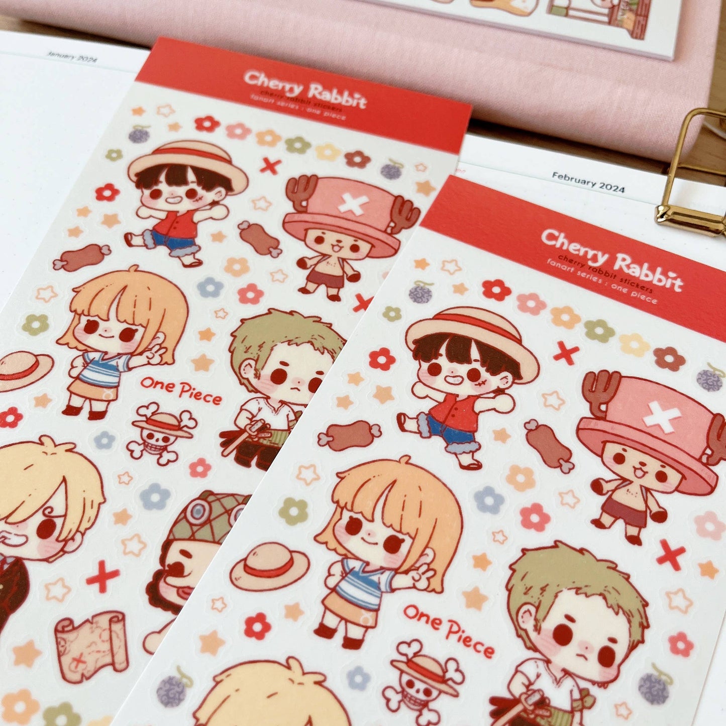 One Piece Sticker Sheet