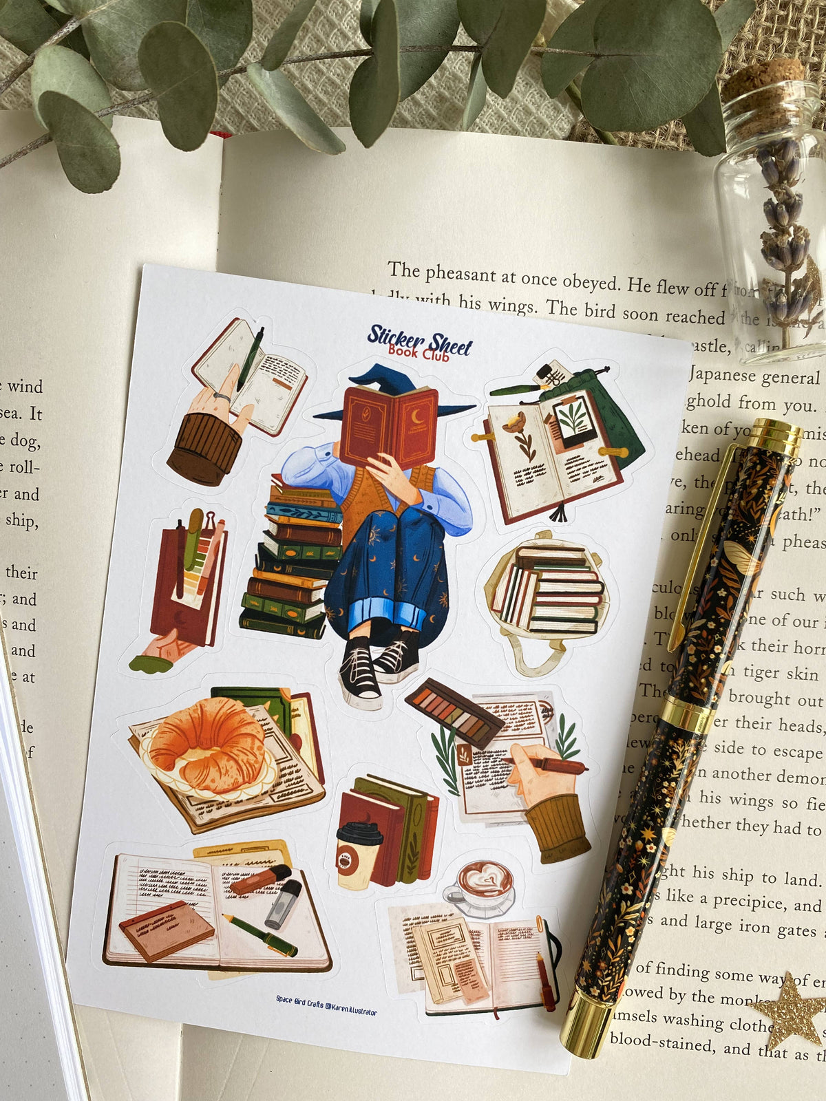 Book Club - Sticker Sheet