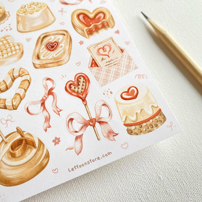 Chocolate Lover - Sticker Sheet