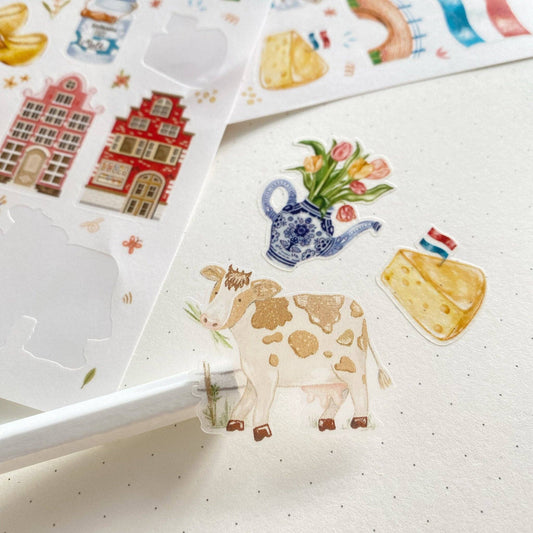 Holland - Semi-Transparent Sticker Sheet
