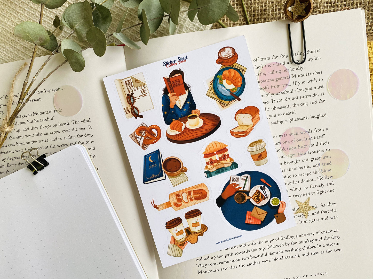 Coffee Time - Sticker Sheet